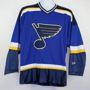 Vintage 90s Pro Player NHL Hockey St Louis Blues Jersey (M)